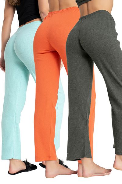 DONEX Women's Corded Relaxed 3-Piece Pants & Sweatpants, Women's Clothing,Casual Comfortable Clothing