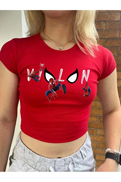 Bravebell Series Spider-Man Printed Crop