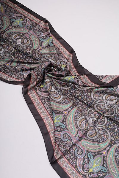 Levidor Patterned Indian Silk Shawl - Pattern-07 - Color-10
