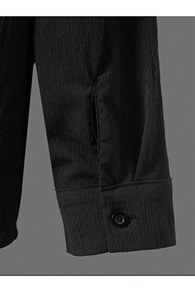 Combineman35 Women's Men's Summer Linen Crinkle Fabric Long Sleeve Shirt 2 Piece Wrap Set