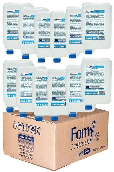 Fomy Classic Foam Soap 1000 ml - 12 Pieces