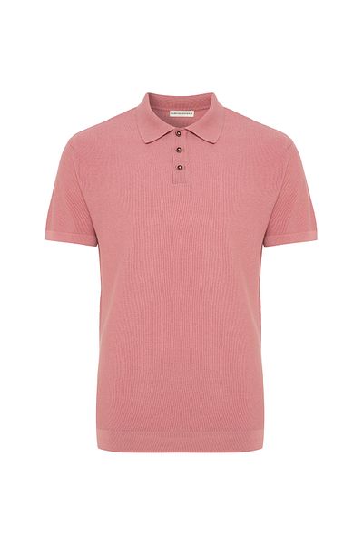 Mudo Polo Collar Short Sleeve Knitwear Sweater