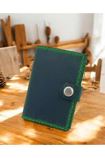 KUVARK Multi-Compartment Transparent Card Holder - Wallet |   Genuine Cowhide |   Handmade