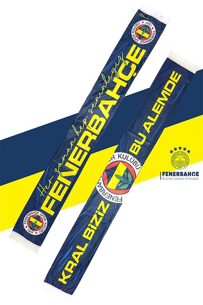 Fenerbahçe Суичър Kapili College, бик Kadıköy, комплект шал с щампа и шал