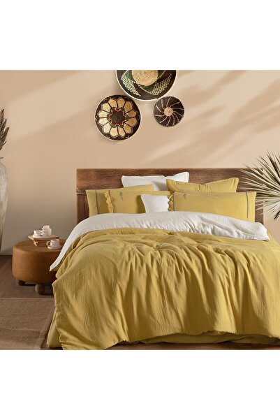 Sarev Mood Comfort Kenyon Sarı Tek Kişilik Nevresim Takımı