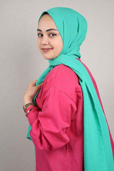 Levidor Solid Color Aerobin Jazz Shawl - Pattern-05 - Color-15