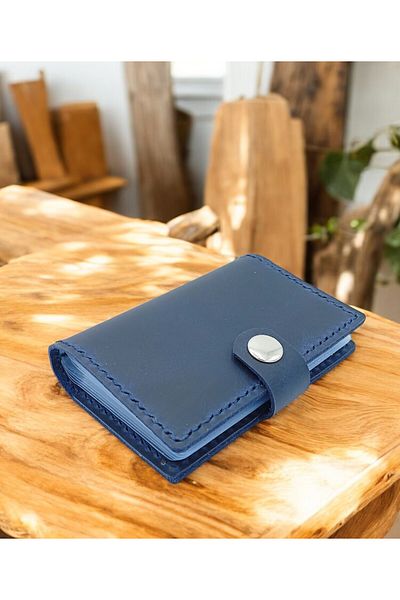 KUVARK Multi-Compartment Transparent Card Holder - Wallet |   Genuine Cowhide |   Handmade