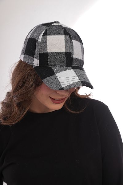 MAMAYAGA Women's Plaid Pattern Sports Stylish Lumberjack Unisex Standard Adjustable Hat