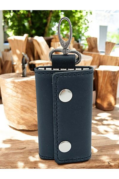 KUVARK Genuine Leather Keychain |   Keychain with Capacity for 6 Keys |   Handmade