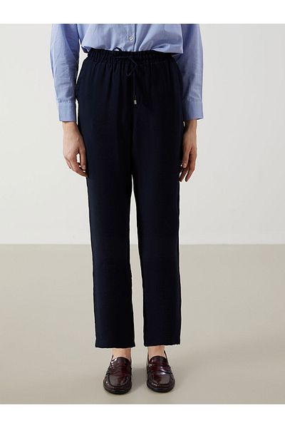 LC Waikiki Lcwaikiki Classic Elastic Waist Loose Fit Women's Trousers