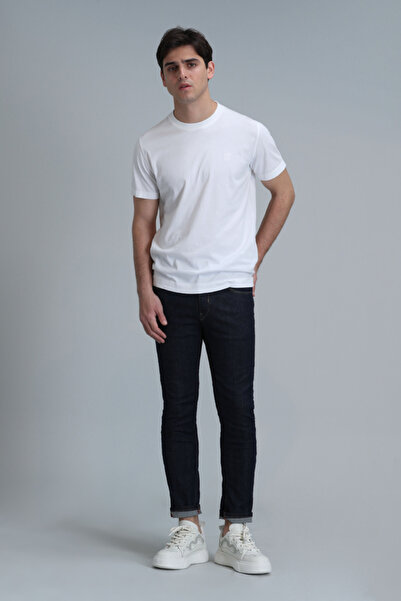 BEYAZTOPTAN Якісна чоловіча футболка з бавовняної тканини, біла