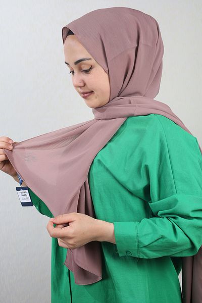 Levidor Solid Color Italian Crinkle Shawl - Pattern-01 - Color-04