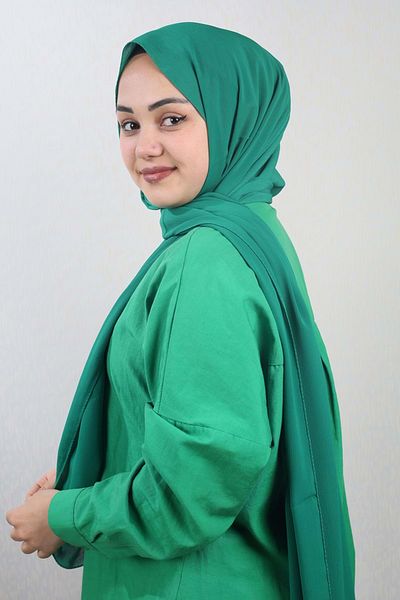 Levidor Solid Color Italian Crinkle Shawl - Pattern-01 - Color-11