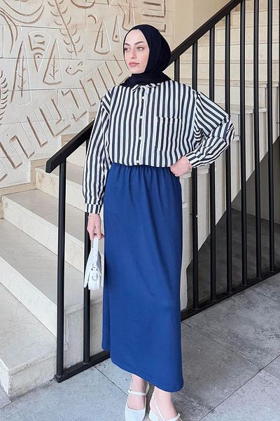 lamelif Πράσινο πουκάμισο Lena Oversize