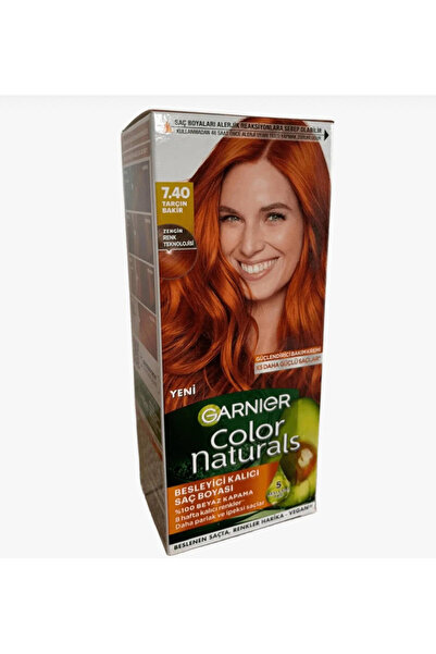 Garnier Color Naturals Tarçın Bakırı Saç Boyası No:7.40 (YENİ AMBALAJ)