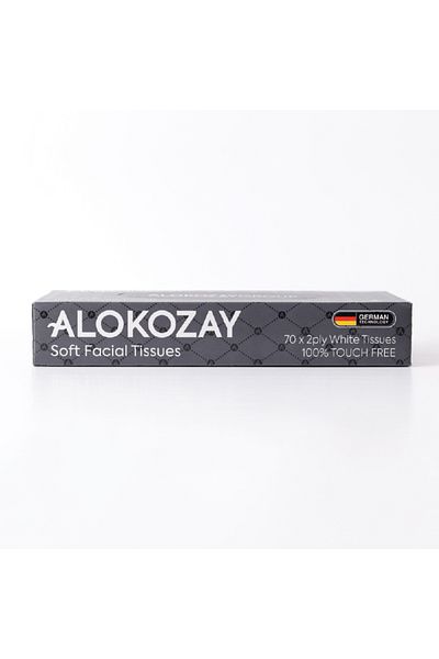 Alokozay Soft Facial Tissues - Car Tissues (ASSORTED COLOUR BOXES) - 70 Sheets X 2 Ply X 5 Boxes