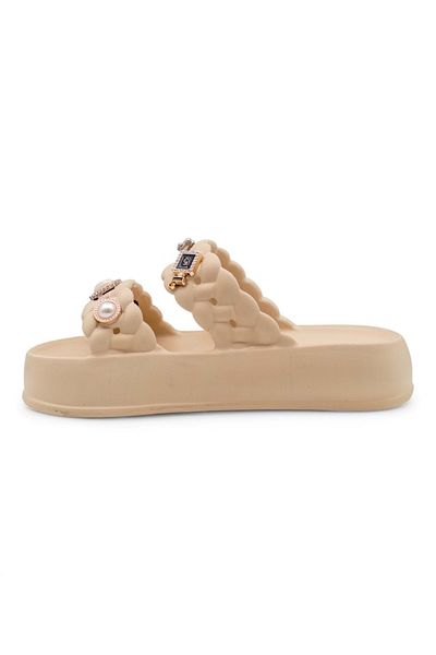 Sonimix Γυναικείες Παντόφλες Stoned White Ez0185.01