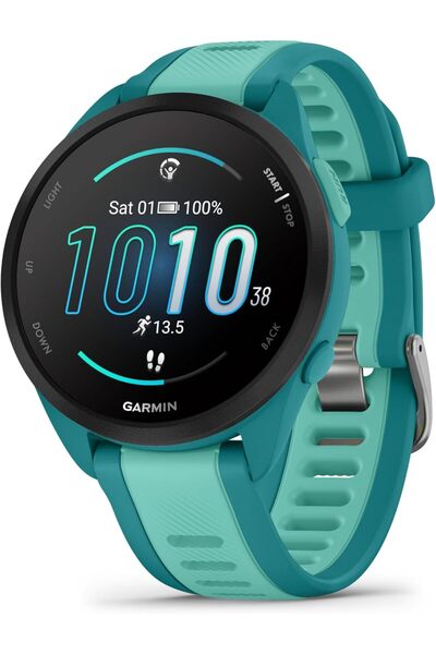 Garmin Forerunner 165 Music Hafif GPS Akıllı Saat Koşu İçin 1.2 İnç Amoled Dokunmatik Ekran Saat