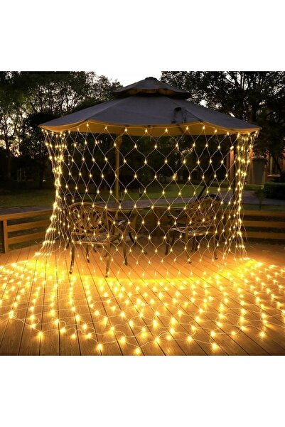 Genel Markalar Gün Işığı File Ağ Perde Led 2x2 Metre Animasyonlu Led Fişli Ek...