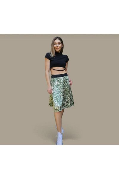 Zelhankids Satin Midi Skirt