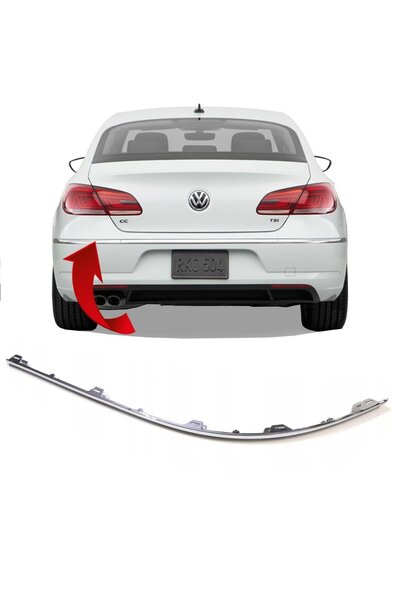 gkl Vw Cc Sol Arka Tampon Nikelajı 2012-2017 3C8807459B