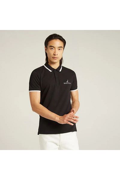 Nautica Men's Slim Fit Short Sleeve Polo