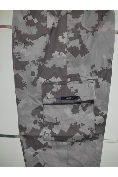 TOKSOY Camouflage Cargo Pants - Elastic Waist and Legs