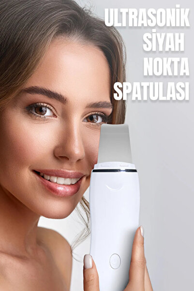 qualityworld Ultrasonik Yüz Temizleyici Giderme Cihazı Peeling Spatula Beyaz ...