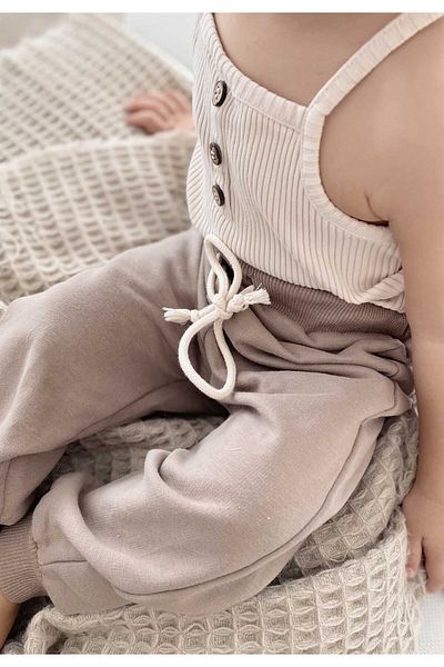 Cigit Basic Tracksuit 1-9 Years Mink