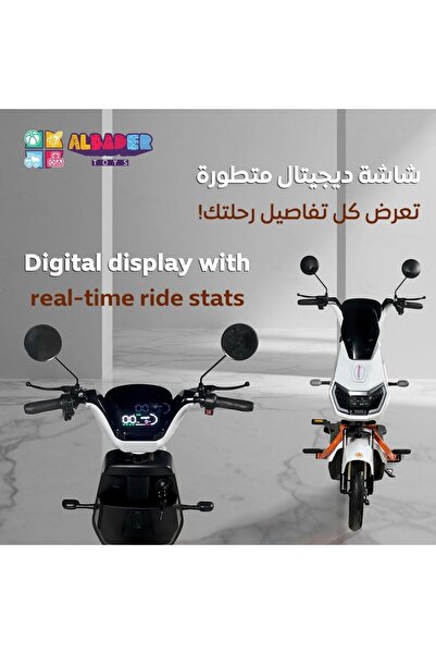 ALBADER Electric Scooter V30 Pro, Electric Kick Scooter, Max Speed 57km/h, With 4 Batteries, 500w Big Motor