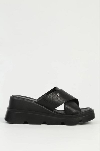 Pierre Cardin 7535 Γυναικείες παντόφλες με σφήνα τακούνια