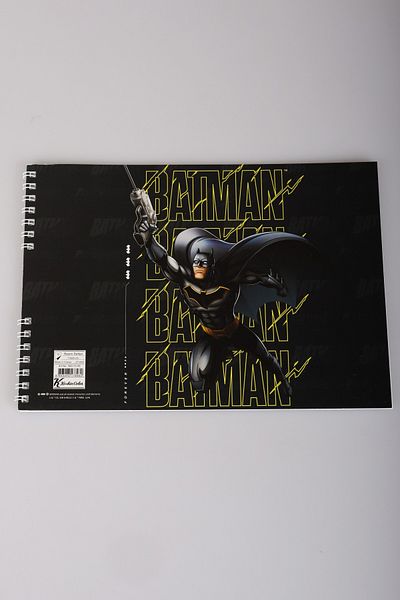 Batman دفتر رسم مرخص من DEKOMUS باتمان "مفرد" مقاس 17*24 سم 15 ورقة