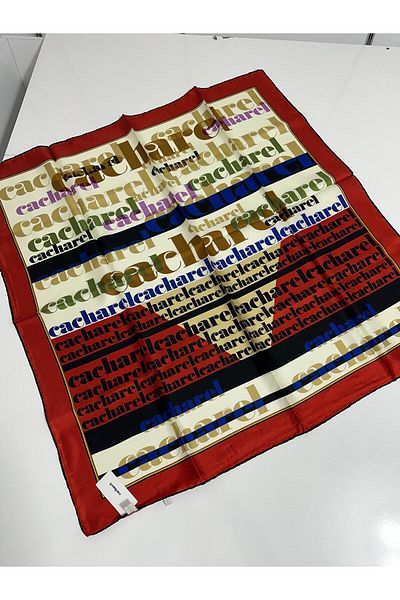 Cacharel 100% Pure Silk -Twill Silk 90X90 Scarf - 04947