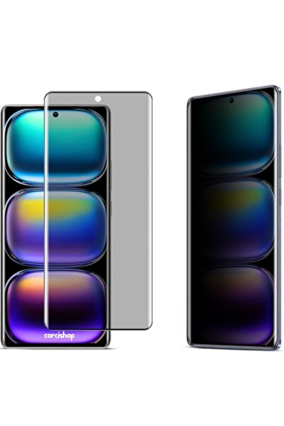 corcishop واقي شاشة انفينيكس هوت 50 برو+ بلس منحني بالكامل نانو