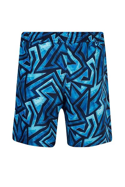 REMSA Ανδρικό σορτς με σχέδια Robyn S252 - Sea Pool, Dark Navy