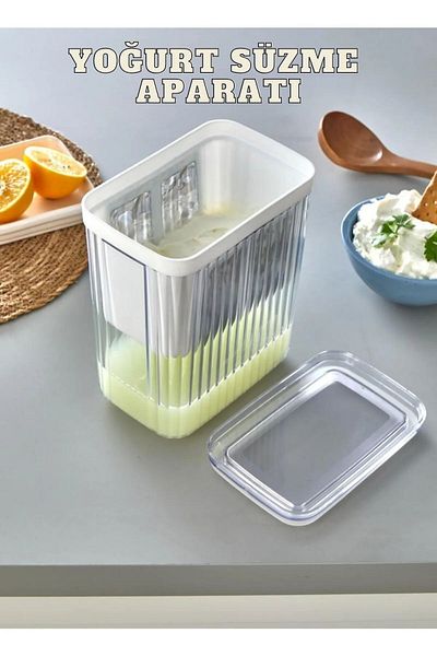 Tanemce Household Strained Yogurt Making Apparatus Soybean Milk, Cheese, Whey Separator and Fruit Filter