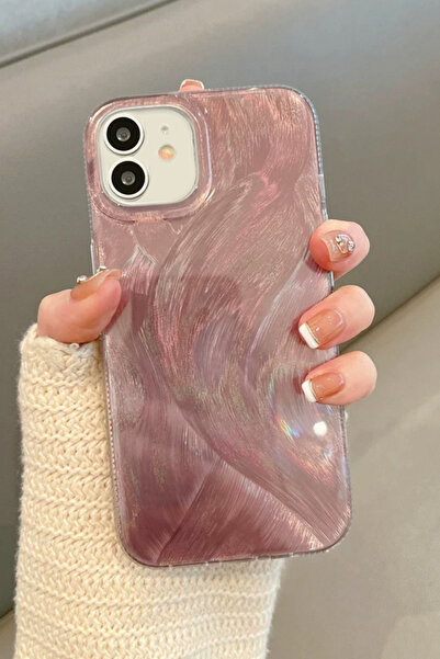 EDELFU غطاء هاتف من السيليكون المقاوم للصدمات بنمط ريشة من التيتانيوم لهاتف i...