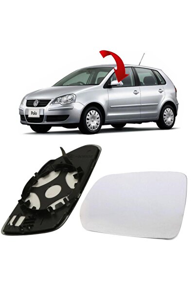 Genel Markalar Vw Polo Sol Ayna Camı 2005-2009 6Q0857521E