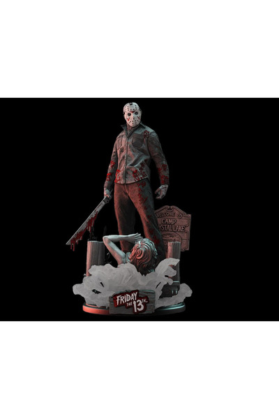 saranostra 13.CUMA JASON 3D FİGÜR FRİDAY THE 13TH JASON 3D