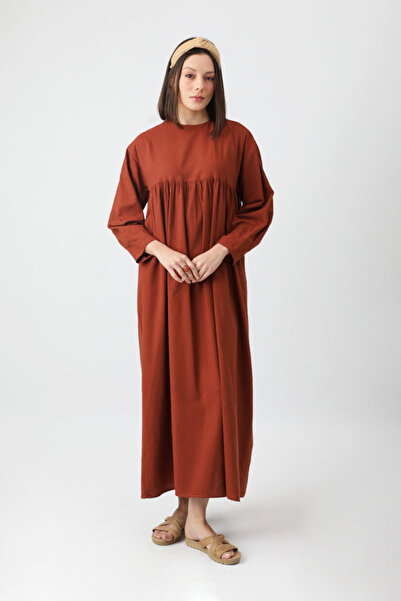 ZÜLAYS Laren Elbise Kiremit