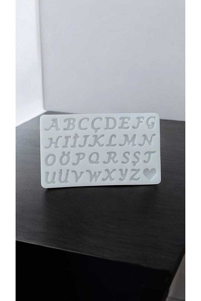 HogART Design Silicone Letter Mold Epoxy Cake & Candle