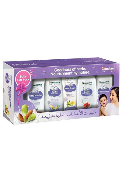 Himalaya مجموعة هدايا للعناية بالطفل تحتوي على شامبو للأطفال، كريم للأطفال، ل...