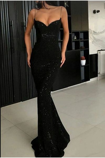 Secret Passion Lingerie Βραδινό φόρεμα με λεπτό λουράκι με λεπτομέρεια στην πλάτη μεγάλου και μικρού μεγέθους 583220 768