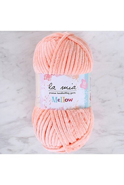 Marsilyan حبل الحياكة اليدوية La Mia Mellow Pink - 906 - 34155