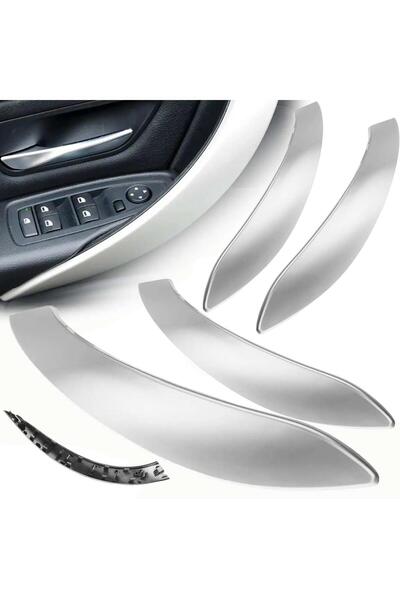 gkl F30 F32 F36 Kapı Tutamak Kapak Seti 4lü Gümüş Gri 2012-2019