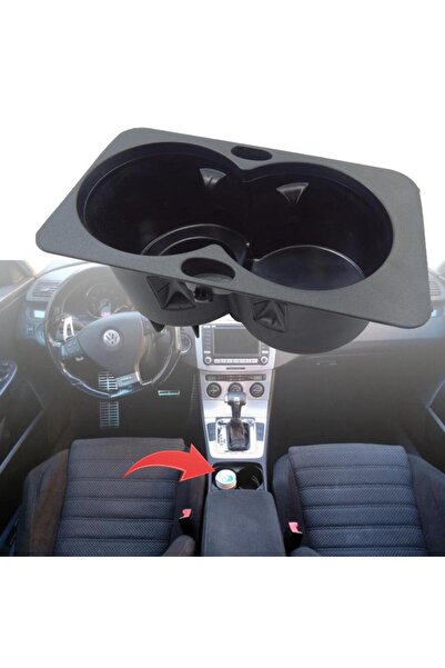 gkl فولكس فاجن باسات B6 حامل الأكواب للوحة التحكم المركزية 2006-2015 3C0862534B