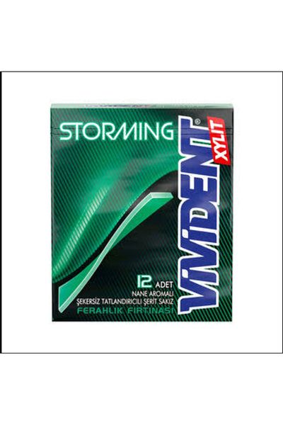Vivident Storming Chewing Gum Mint Flavored 33 Grams X (6 Pieces) Total 198 Grams