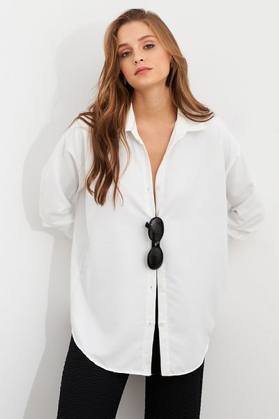 Cool & Sexy Women's Ecru Shirt Q1100