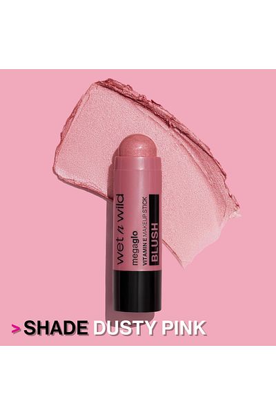 WET N WİLD Megaglo Vitamin E Blush Makeup Stick - Dusty Pink