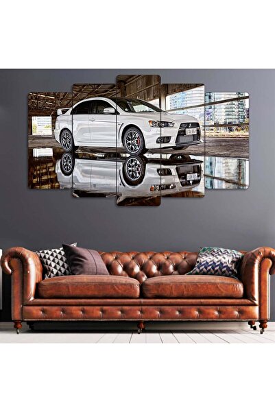 EVLOYA Mitsubishi Lancer Evolution X - 5 Parçalı Araba Tablo